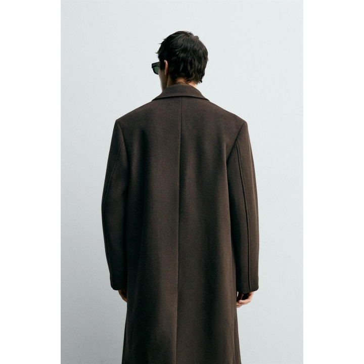 ДВУБОРТНОЕ ПАЛЬТО ИЗ ШЕРСТИ