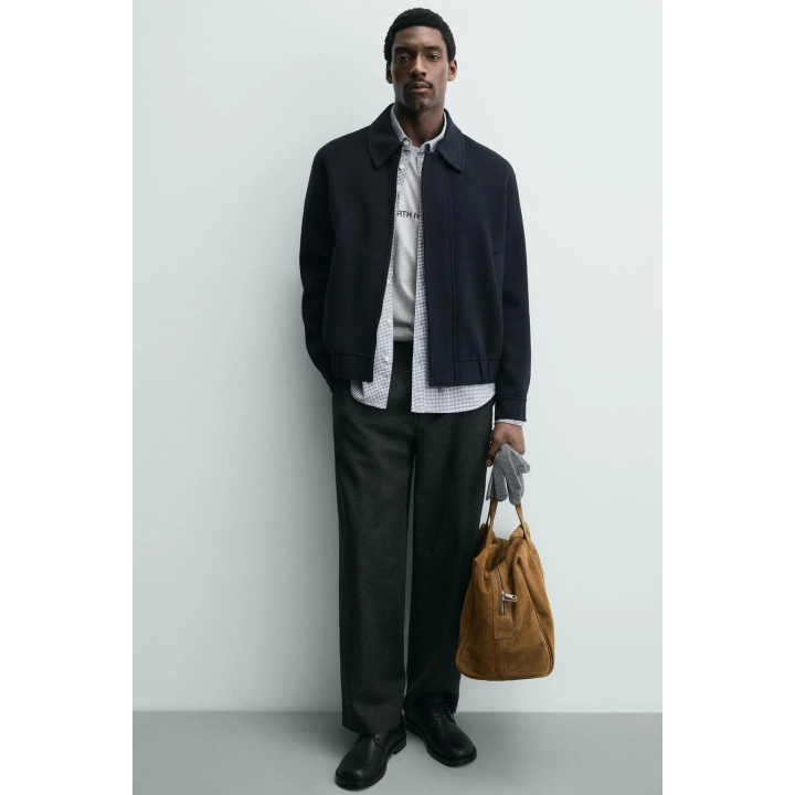 КУРТКА-РУБАШКА ИЗ СМЕСОВОЙ ШЕРСТИ