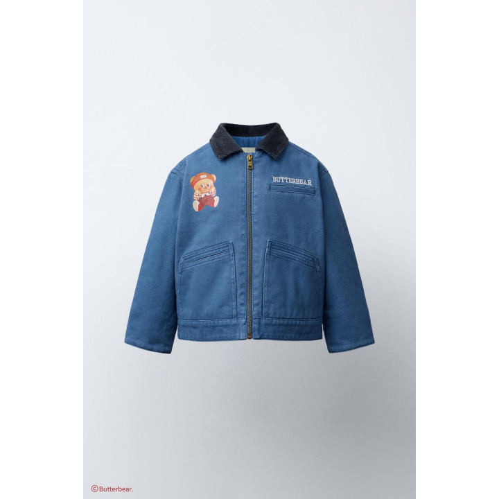 Куртка с воротником из вельвета butterbear ©