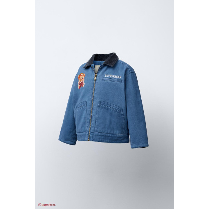 Куртка с воротником из вельвета butterbear ©