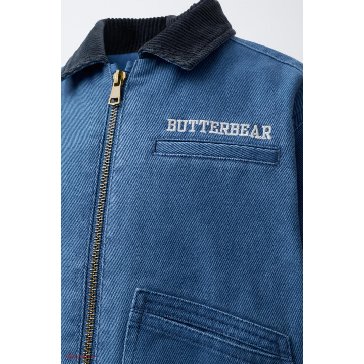 Куртка с воротником из вельвета butterbear ©