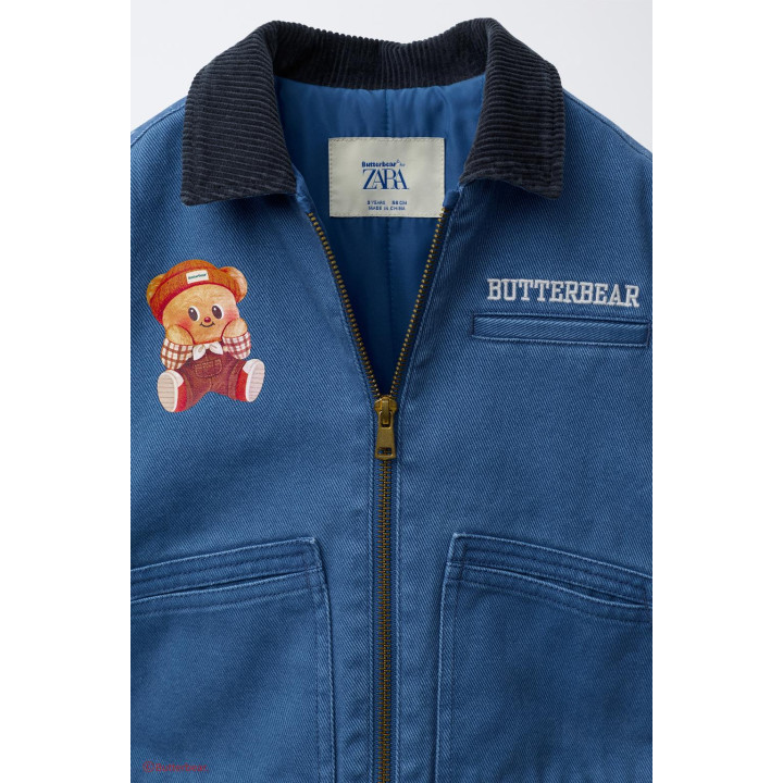 Куртка с воротником из вельвета butterbear ©