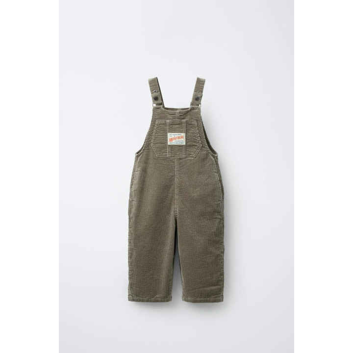 ДЛИННЫЙ ВЕЛЬВЕТОВЫЙ КОМБИНЕЗОН С ЭТИКЕТКОЙ