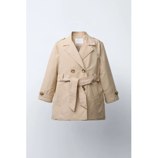 СТЕГАНЫЙ ТРЕНЧ С ПОЯСОМ