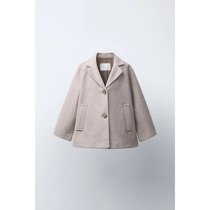 ПАЛЬТО ИЗ ШЕРСТЯНОЙ ТКАНИ