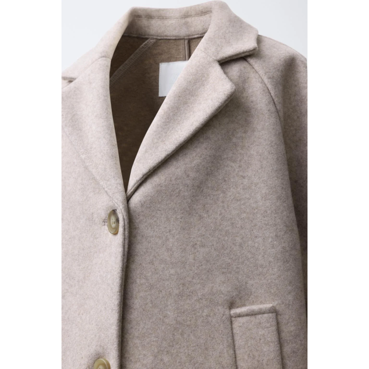 ПАЛЬТО ИЗ ШЕРСТЯНОЙ ТКАНИ