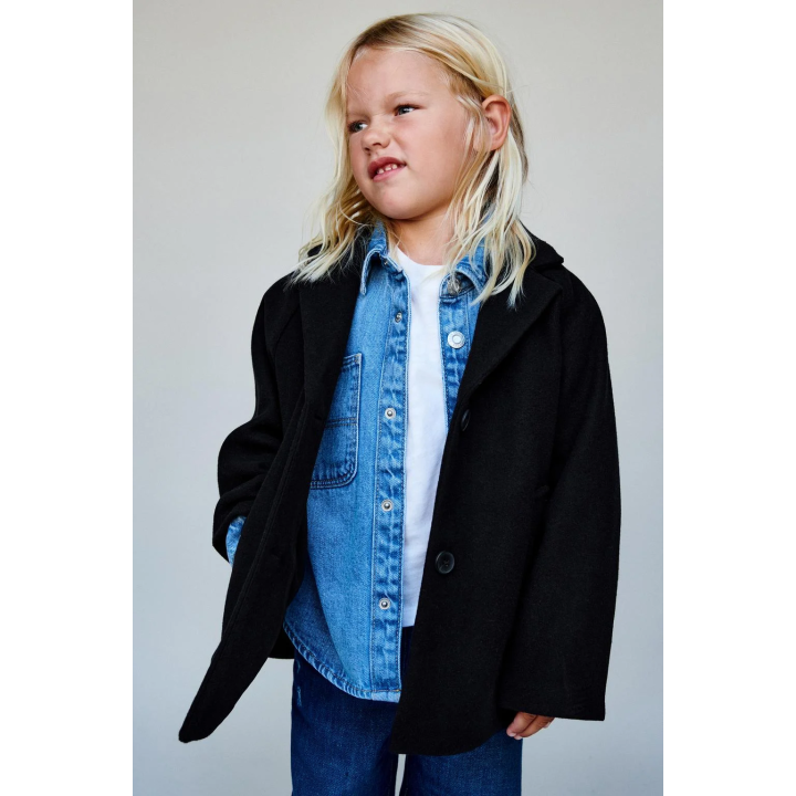 ПАЛЬТО ИЗ ШЕРСТЯНОЙ ТКАНИ