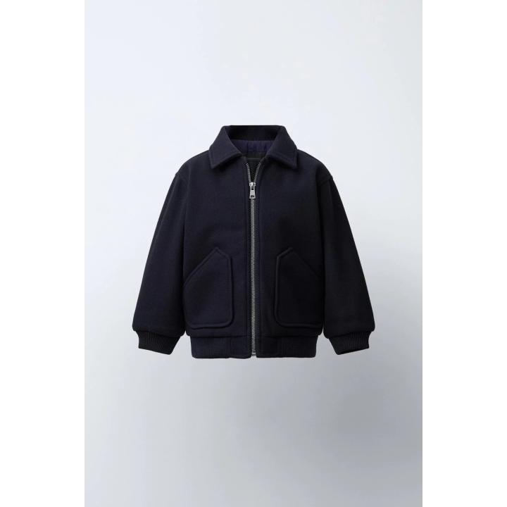 КУРТКА ИЗ СИНТЕТИЧЕСКОЙ ШЕРСТИ С КАРМАНАМИ