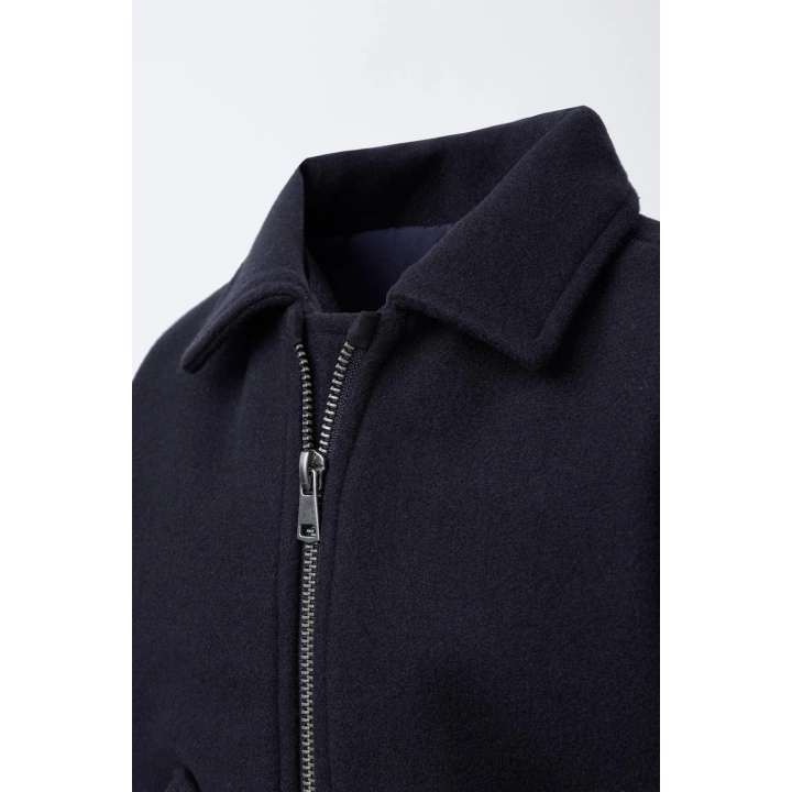 КУРТКА ИЗ СИНТЕТИЧЕСКОЙ ШЕРСТИ С КАРМАНАМИ