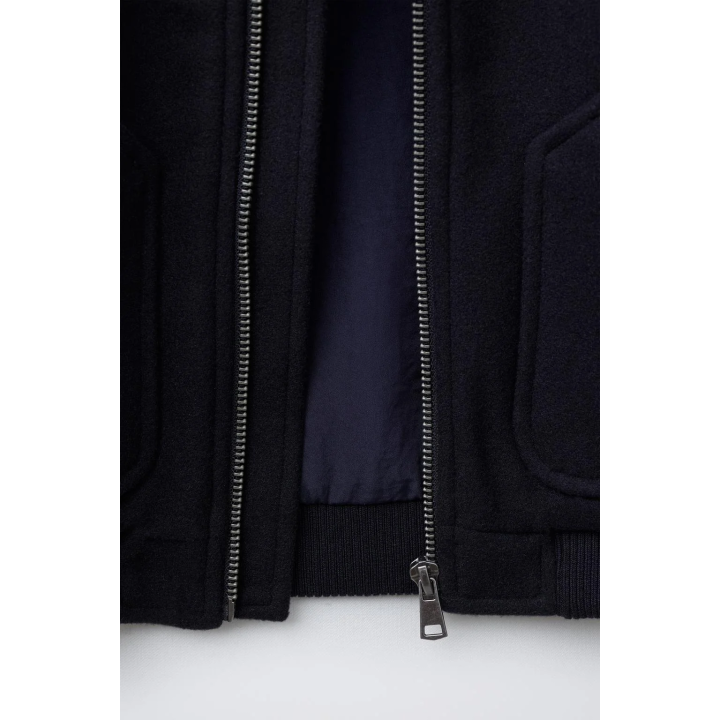 КУРТКА ИЗ СИНТЕТИЧЕСКОЙ ШЕРСТИ С КАРМАНАМИ