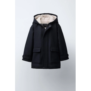 ПАЛЬТО С ПОДКЛАДКОЙ ИЗ ИСКУССТВЕННОЙ ОВЧИНЫ
