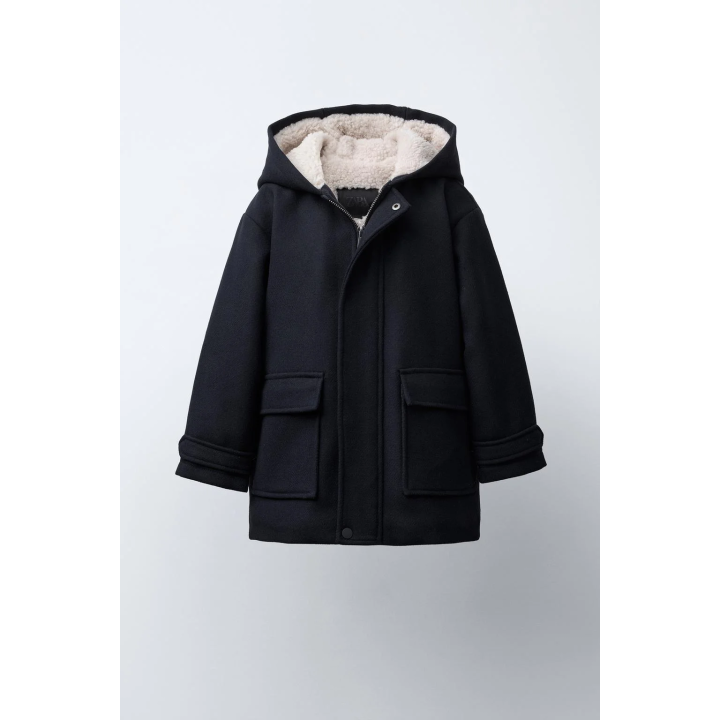 ПАЛЬТО С ПОДКЛАДКОЙ ИЗ ИСКУССТВЕННОЙ ОВЧИНЫ