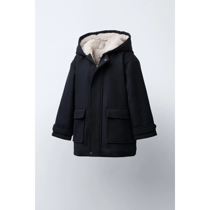 ПАЛЬТО С ПОДКЛАДКОЙ ИЗ ИСКУССТВЕННОЙ ОВЧИНЫ