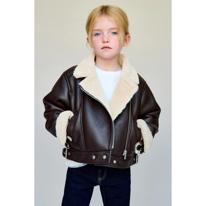 КУРТКА-ДУБЛЕНКА В БАЙКЕРСКОМ СТИЛЕ