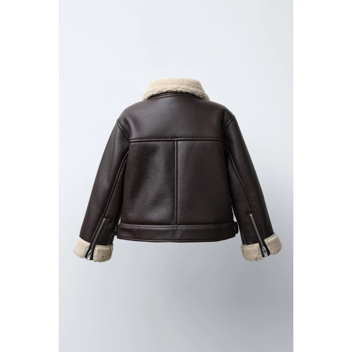 КУРТКА-ДУБЛЕНКА В БАЙКЕРСКОМ СТИЛЕ