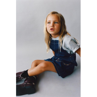 ДЖИНСОВЫЙ САРАФАН С ВЫШИВКОЙ