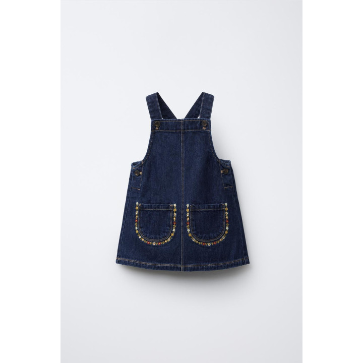 ДЖИНСОВЫЙ САРАФАН С ВЫШИВКОЙ