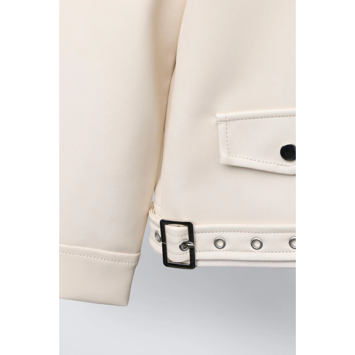 КУРТКА ИЗ ИСКУССТВЕННОЙ КОЖИ