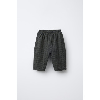 СТЕГАНЫЕ БРЮКИ В КЛЕТКУ ВИШИ