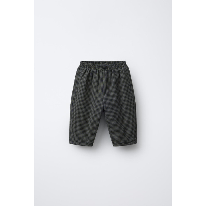 СТЕГАНЫЕ БРЮКИ В КЛЕТКУ ВИШИ