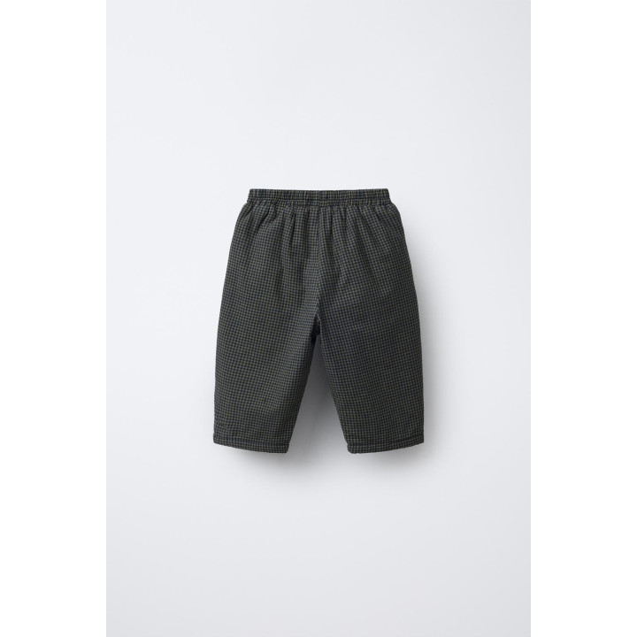 СТЕГАНЫЕ БРЮКИ В КЛЕТКУ ВИШИ