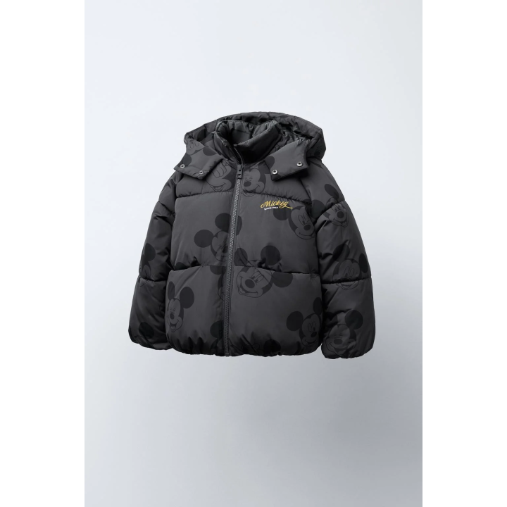 Пуховик mickey mouse © disney с водоотталкивающей и ветрозащитной тканью