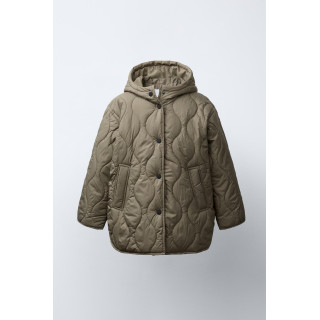 ДЛИННАЯ ЛЕГКАЯ СТЕГАНАЯ КУРТКА