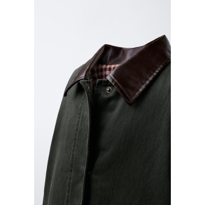 ДЛИННАЯ ВОЩЕНАЯ КУРТКА