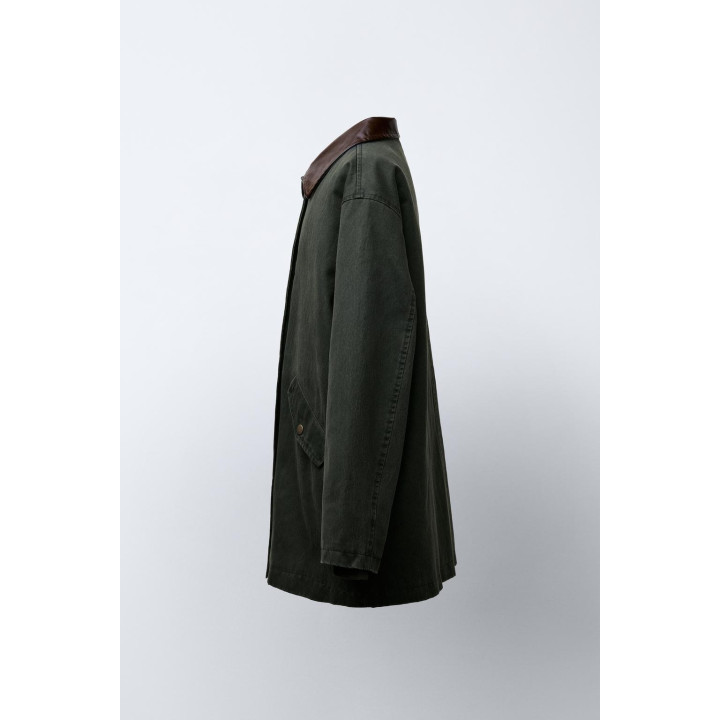 ДЛИННАЯ ВОЩЕНАЯ КУРТКА