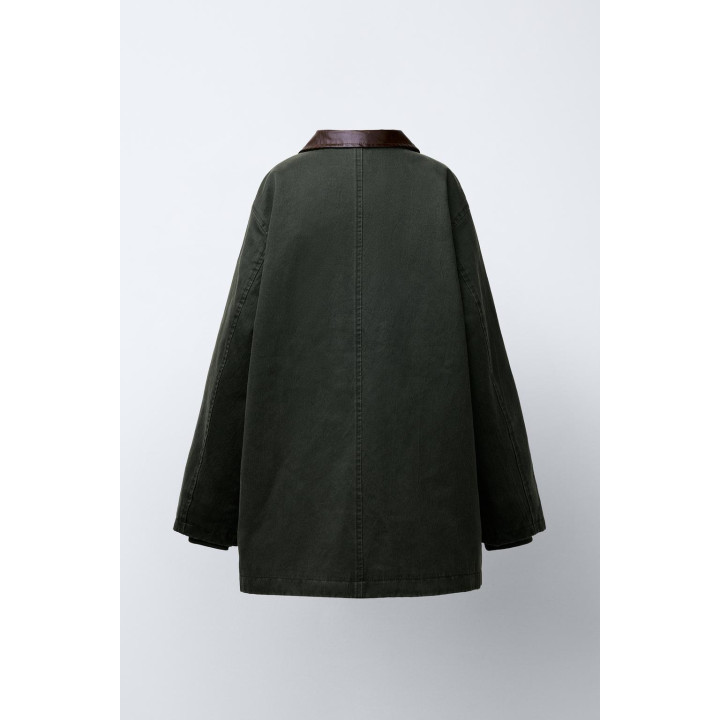 ДЛИННАЯ ВОЩЕНАЯ КУРТКА