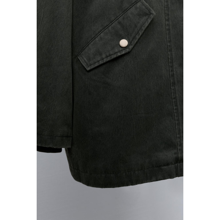 ДЛИННАЯ ВОЩЕНАЯ КУРТКА