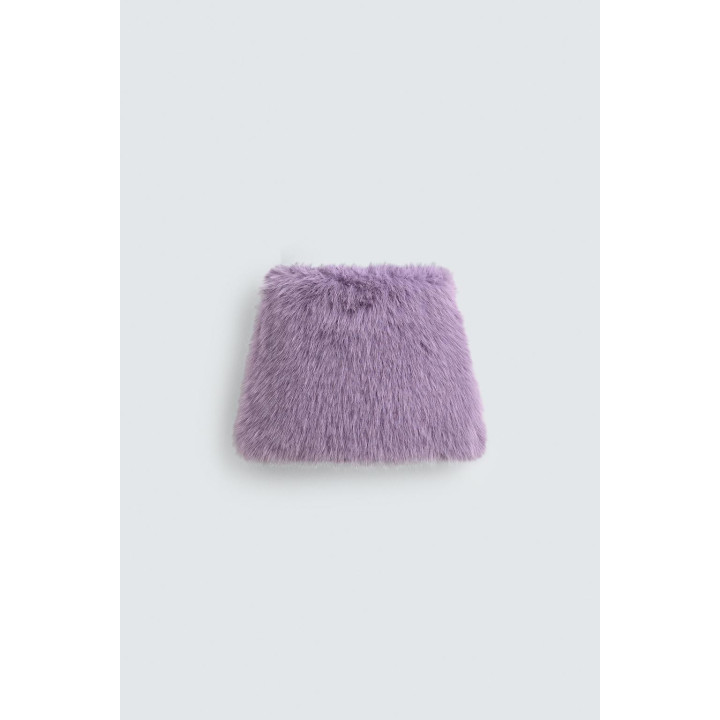 МИНИ-ЮБКА ИЗ ИСКУССТВЕННОГО МЕХА HARRY LAMBERT FOR ZARA X DISNEY