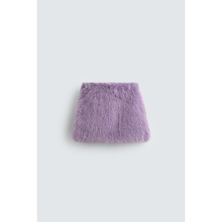 МИНИ-ЮБКА ИЗ ИСКУССТВЕННОГО МЕХА HARRY LAMBERT FOR ZARA X DISNEY