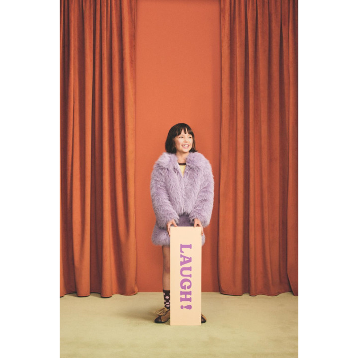 МИНИ-ЮБКА ИЗ ИСКУССТВЕННОГО МЕХА HARRY LAMBERT FOR ZARA X DISNEY