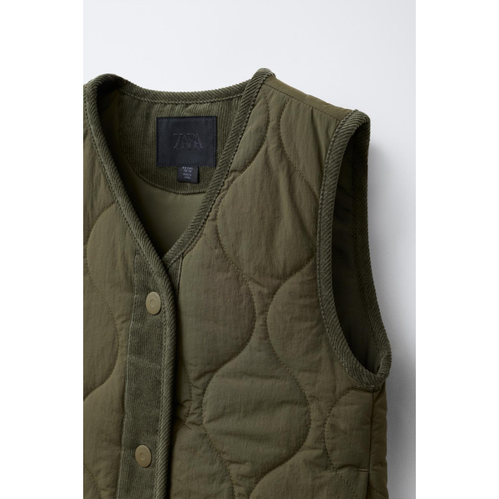 ЖИЛЕТ КОМБИНИРОВАННЫЙ НЕЙЛОН И ВЕЛЬВЕТ