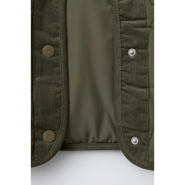 ЖИЛЕТ КОМБИНИРОВАННЫЙ НЕЙЛОН И ВЕЛЬВЕТ