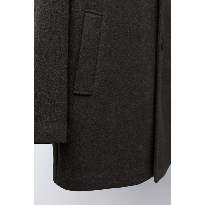 ДЛИННОЕ ПАЛЬТО ИЗ СИНТЕТИЧЕСКОЙ ШЕРСТИ