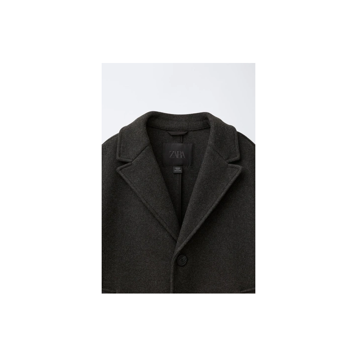 ДЛИННОЕ ПАЛЬТО ИЗ СИНТЕТИЧЕСКОЙ ШЕРСТИ