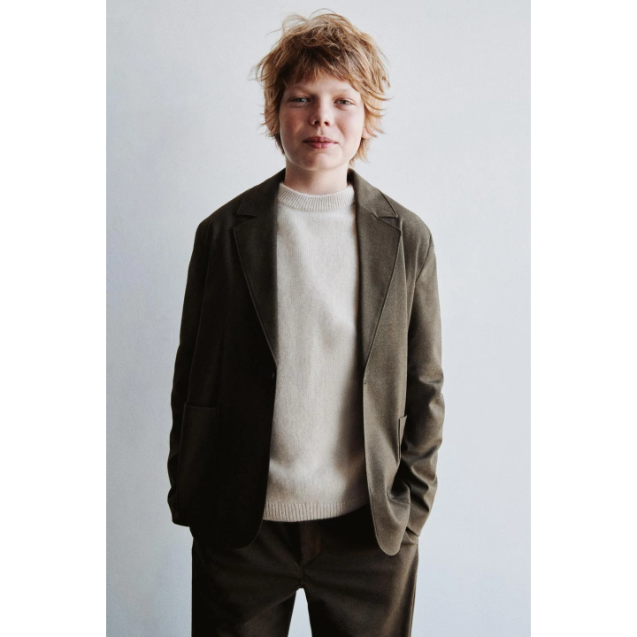 ФЛАНЕЛЕВЫЙ КОСТЮМНЫЙ БЛЕЙЗЕР