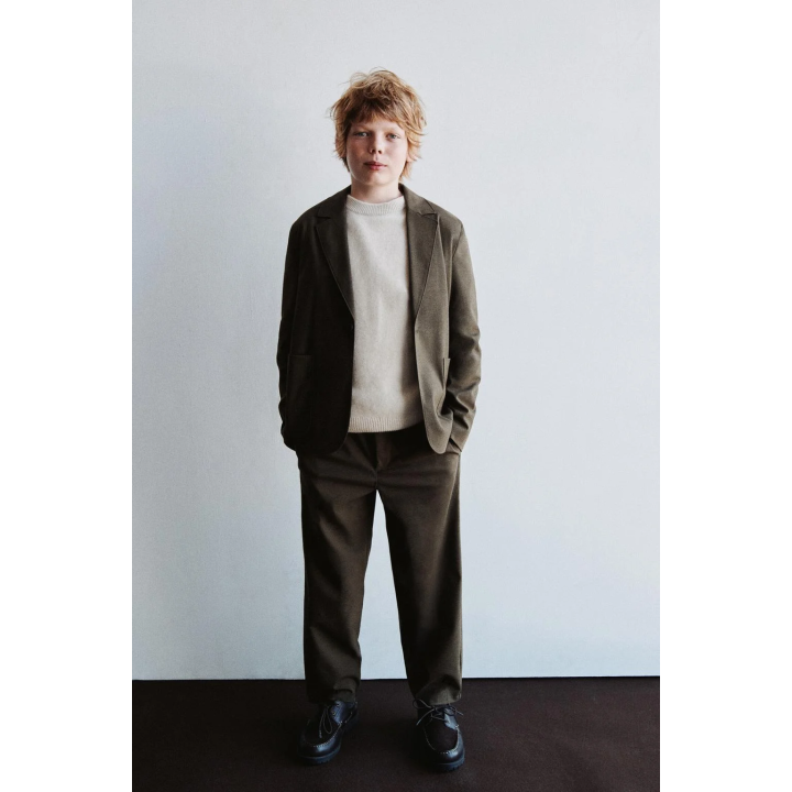 ФЛАНЕЛЕВЫЙ КОСТЮМНЫЙ БЛЕЙЗЕР