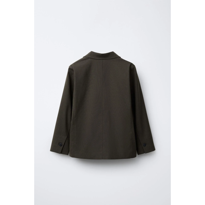 ФЛАНЕЛЕВЫЙ КОСТЮМНЫЙ БЛЕЙЗЕР