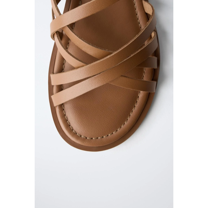 САНДАЛИИ С РЕМЕШКАМИ ИЗ КОЖИ