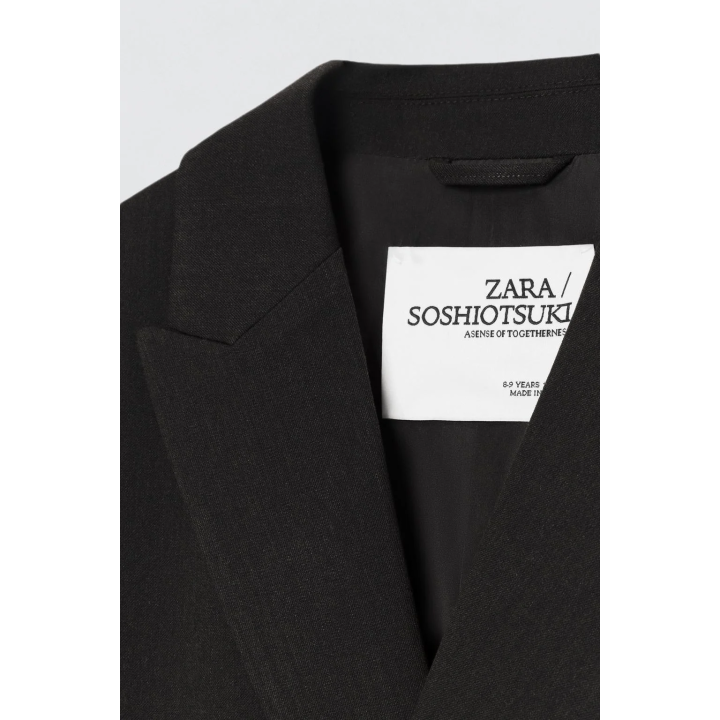 SOSHIOTSUKI x ZARA DOUBLE-BREASTED SUIT BLAZER