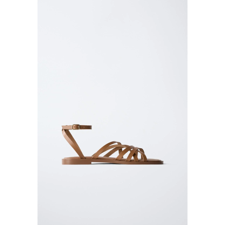 САНДАЛИИ С РЕМЕШКАМИ ИЗ КОЖИ