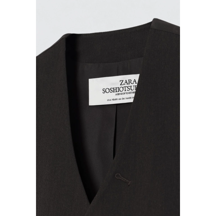 SOSHIOTSUKI x ZARA SUIT WAISTCOAT