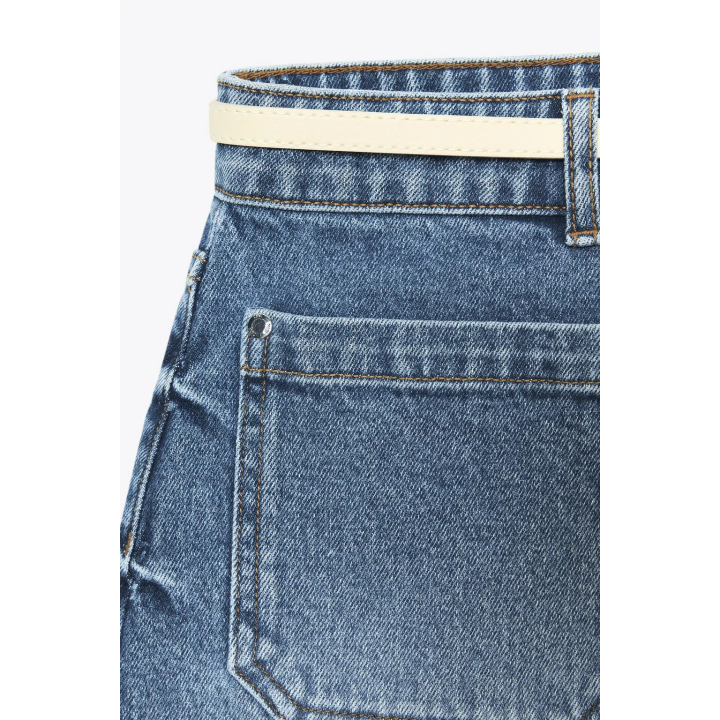 ДЖИНСОВЫЕ ШОРТЫ Z1975 С РЕМНЕМ