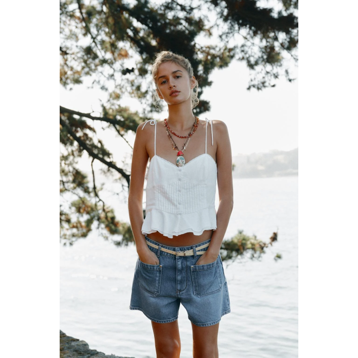 ДЖИНСОВЫЕ ШОРТЫ Z1975 С РЕМНЕМ