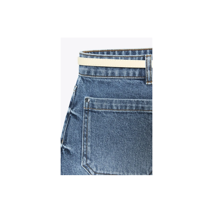 ДЖИНСОВЫЕ ШОРТЫ Z1975 С РЕМНЕМ