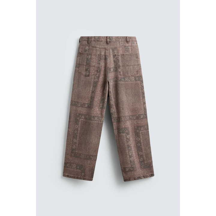 БРЮКИ BAGGY FIT С ПРИНТОМ «БАНДАНА»