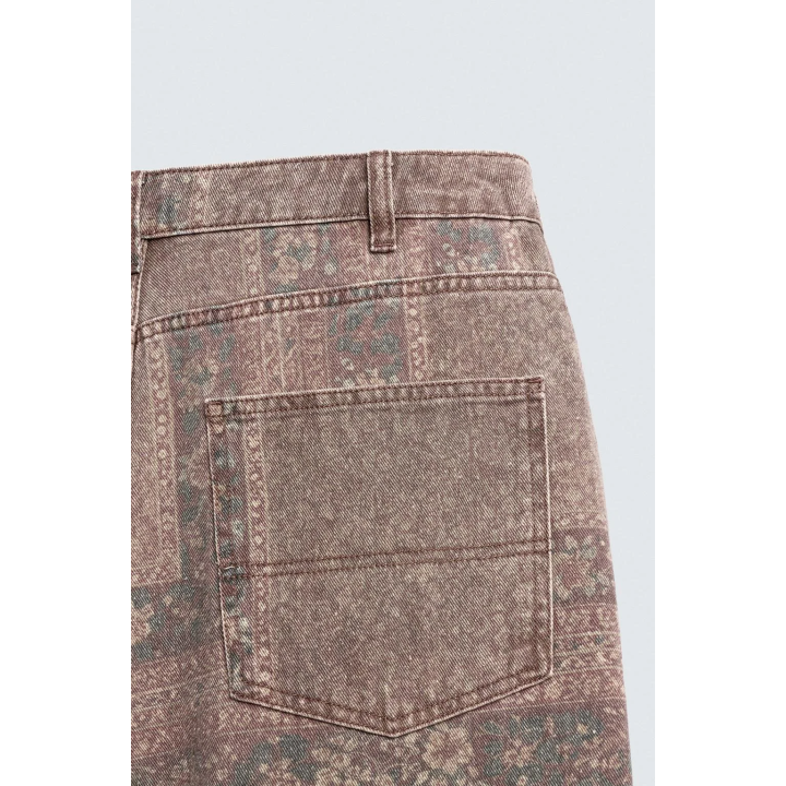 БРЮКИ BAGGY FIT С ПРИНТОМ «БАНДАНА»